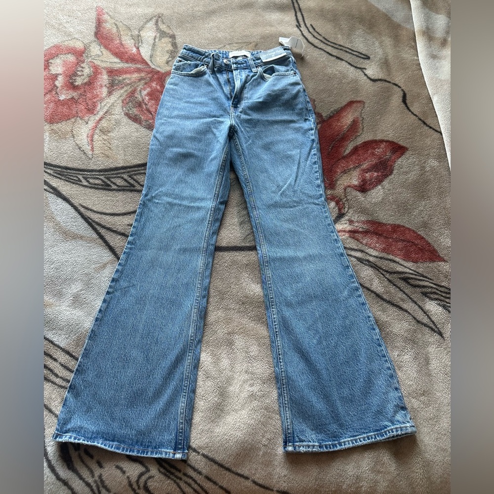 Abercrombie & Fitch Light Blue Vintage Flare Jeans | Size: 24 | Brand NWT